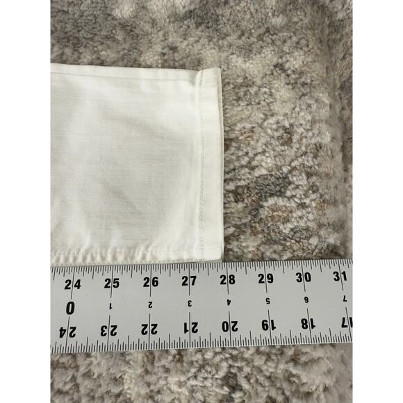 Tommy Hilfiger Sz 8 Y2k Distressed Ella Twill Slim Boyfriend Sequin Jeans White - Picture 6 of 12